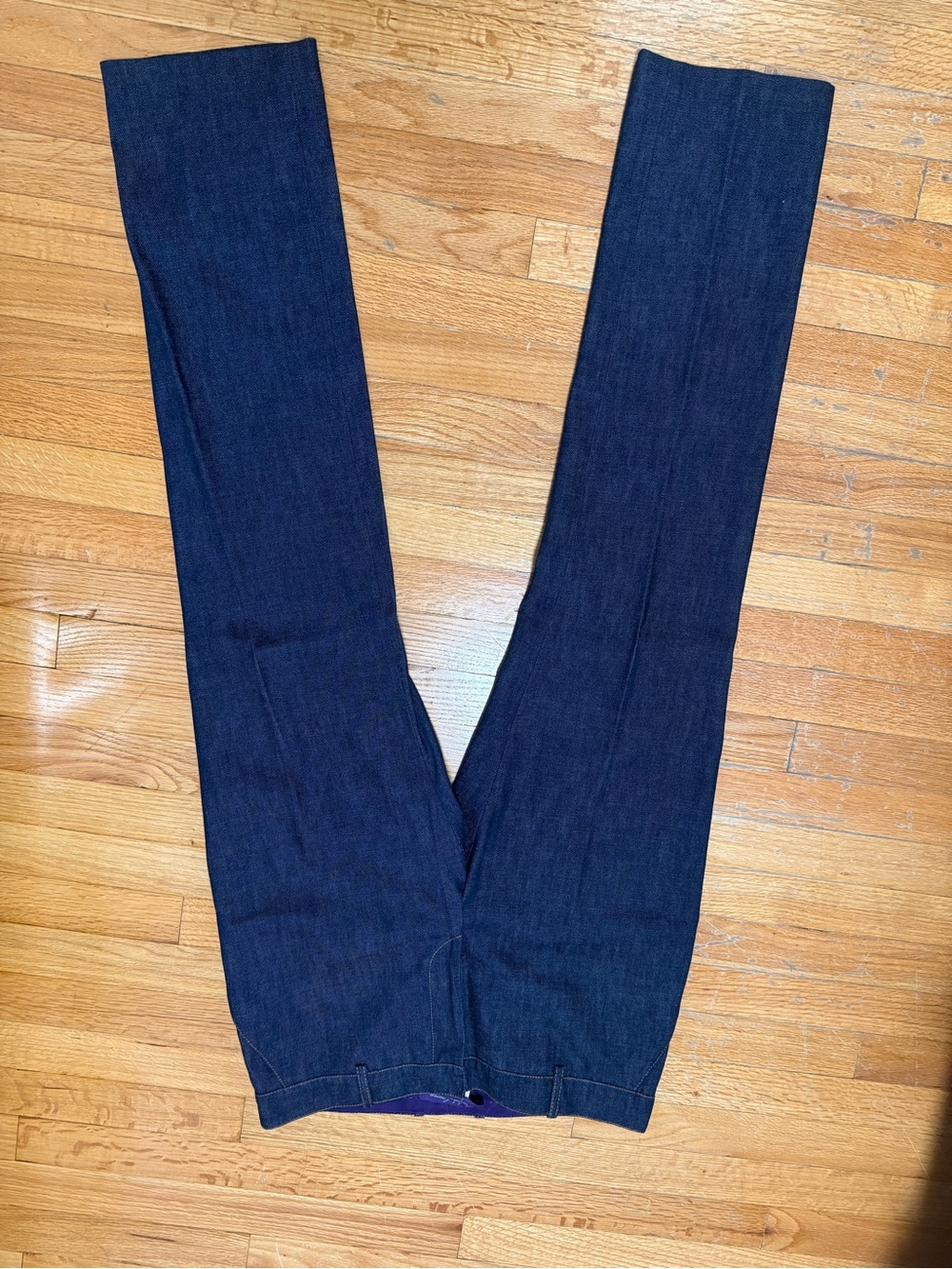 Ralph Lauren Purple Label Dark Indigo Straight-Leg Jeans